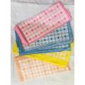 Pack of 4 ladies girls handkerchief in superior quality in various colors elegant design soft cotton rumal in reasonable price. 