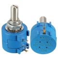 Pack of 2 - (10K ohm) Precision Variable Resistor Potentiometer (3590S-103L) Wire-wound multi-turn. 