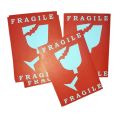 Pack of 15 - Fragile Sticker For Sensitive Packaging (5 x 3.5 inches). 