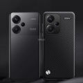 Quiberk for Xiaomi Redmi Note 13 Pro+ 5G Plus Matte Carbon Fiber PU Leather Shockproof Back Cover. 