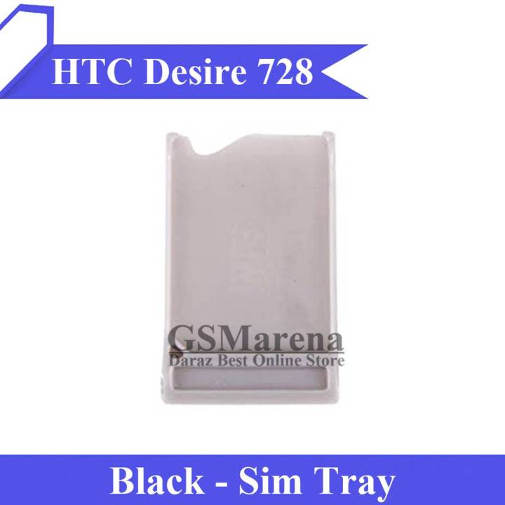 HTC Desire 728 SIM Tray Sim Jacket Sim Slot Sim Door For HTC Desire 728 - Black