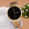 Men's Gold Steel Belt Orlando Watches Lady Simple Business  To Alloy Watch. 