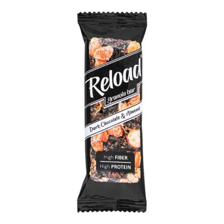 Reload Granola Bar, Dark Chocolate, High Fiber High Protein, 40g