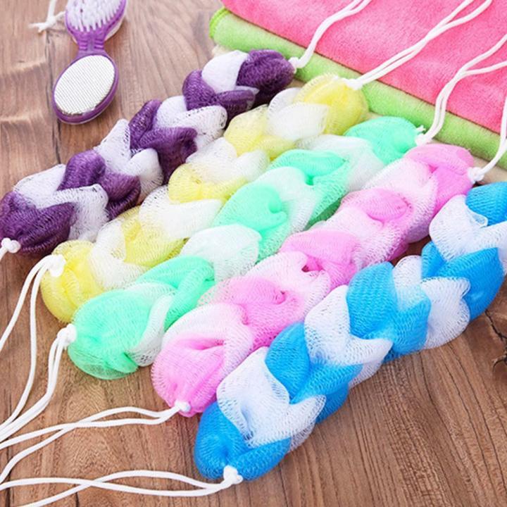 Back%20Bath%20Sponge%20Shower%20Body%20Exfoliate%20Strap%20Flower%20Mesh%20Net%20Shoulder%20Scrubber%20Long%20Sponge%20Shower%20Body%20Wash%20Brush%20Foaming%20(Multicolor)%20-%20Image%207
