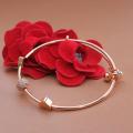 Bracelet - Kara - Bangles - Kada - Ladies Kara - Ladies Bangles - Girls Bracelets - Ladies Bracelet- Stylish Rose gold plated Kara with zircon ball. 