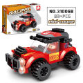 Compatible with Lego Building Blocks Assembled Racing Car4Combination1Small Particle Educational Toys ChildrenDIYBoy Building Blocks Famous Car. 