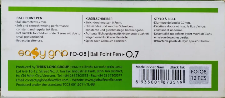 FLEXOFFICE%20EasyGrip%20-%20Pack%20of%2012%20pcs%20-%20Ballpoint%20Pen%20-%20Image%202