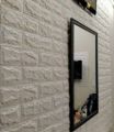 wallpaper fomic sheet / bed room wall paper brick sheet / self adhesive wall paper sheets / 3D Brick Wall Sticker Self-Adhesive Foam Wallpaper Panels / 3d wallpaper / self adhesive wall paper / wall panel for room. 