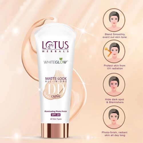100% Original Lotuss Make-Up Whitglow Matte Look DD Cream SPF-20