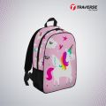 Traverse  Kids Bag- Unicorn , Backpack for Kindergarten (KG), Pre-school classes. Allover printed (Code: T513KG) School Backpack For Kids / Backpack For Girls / Backpack For Boys Bags hand bag for girls bags for girls. 