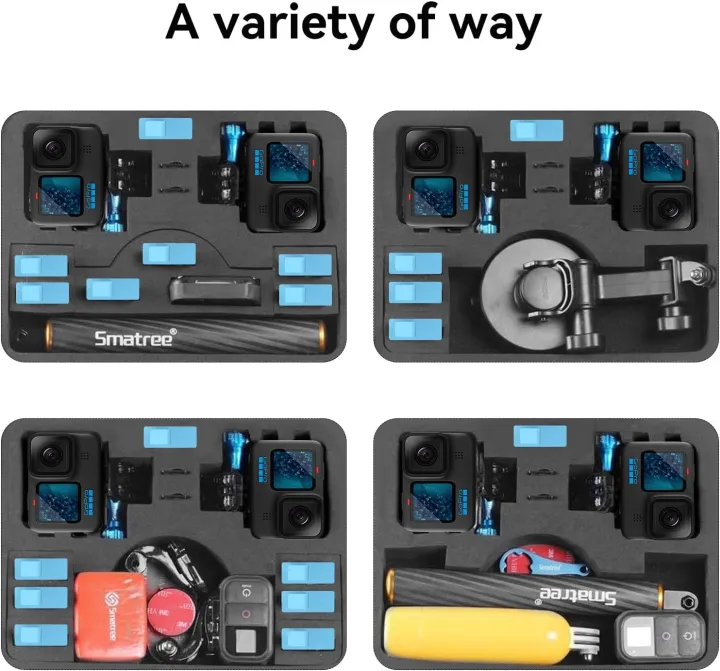 ORANGLES Smacase Carrying Case Compatible for GoPro Hero 12/11/10/9/8/7/6/5/4/3+/3/ GoPro HERO 2018(Cameras and Accessories NOT included)Smacase Carrying Case Compatible for GoPro Hero 12/11/10/9/8/7/6/5/4/3+/3/ GoPro HERO 2018(Cameras and Accessories NOT included - angled perspective - presenting advantages - Image 4 of 4 | fits any environment | Purchase Smacase Carrying Case Compatible for GoPro Hero 12/11/10/9/8/7/6/5/4/3+/3/ GoPro HERO 2018(Cameras and Accessories NOT included)Smacase Carrying Case Compatible for GoPro Hero 12/11/10/9/8/7/6/5/4/3+/3/ GoPro HERO 2018(Cameras and Accessories NOT included Michigan | Free Shipping ORANGLES
