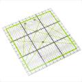 Square Patchwork Feet Tailor Yardstick Cloth Cutting Rulers DIY Sewing Tool (Green). 