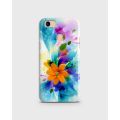 F5 Youth Case Cover 3d Hard- Oppo  Orange Flower Style - 1cover2607. 