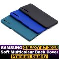 Samsung A7 2018 Back Cover Soft Silicon Multicolour Case For Samsung A7 2018. 