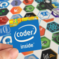 Laptop sticker A4 Sheet (UNCUT) Programming Language stickers for Programmer Developer, Java, JS, PHP, Python, html etc... Logo. 