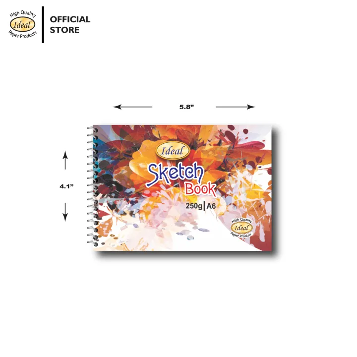 Sketch%20Book%20-%20A6%20Size%20-%20250g%20Paper%20-%20For%20Acrylic%20&%20Watercolor%20-%20Image%202
