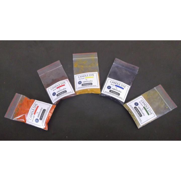 Pack of 5 - RSLN Studio Candle dye