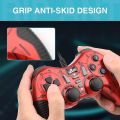 Rii PC Controller,PS3 Gaming Controllers Wired USB Gamepad Compatible with PS3,Windows 11/10/8/7, PC,Laptop,Android,Vista,TV-Box(Red). 