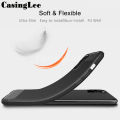 For Samsung A15 case Carbon Fiber Soft TPU Silicone Anti-fingerprint Shockproof Business Protection Cover For Samsung Galaxy A15 Back Cover Phone cases. 