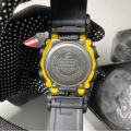 Casio G Shock Resin Black Analog/Digital Black Multi-Function Dial World Time Black Resin Band Watch-GA-900-1ADR. 