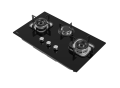 Haier HCC-6321DGG - Kitchen Natural Gas Stove  - (3 Brass burners + Tempered Glass + Pan Support) - Brand Warranty - Free Professional Installation. 