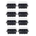 Lids 12 Cells Seed Starter Tray Plastic Seed Propagator Tray Set. 
