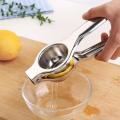 Lemon Squeezer - Lemon Lime Juicer Citrus Squeezer Hand Press with High Strength and Heavy Duty Design, Press Juice from Fruit or Vegetables, Silver. 