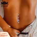 Carat Navel Nail Women Men Dolphin Pendant Belly Button Nail. 