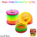 Magic Slinky Rainbow Color Spring Toy For Kids Boys and Girls Fun Bouncer Toys - 2.5 inch. 