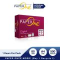 1 Box (5 Reams) of PaperOne™ Digital A4 Size 80GSM - Premium Quality Paper for Color Digital Printing - Delivery in Lahore. 