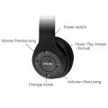 Wireless Headphones, P47 Bluetooth Foldable Headset with Microphone Support FM Radio TF for PC TV Smart Phones & Tablets (For PUBG,FREE FIRE,COD & All Other's Games). 