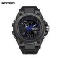 【BestGO】sanda 739 multi-functional digital watch for men fashion big dial waterproof outdoor watch. 