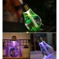 USB  Bulb Humidifier  With Colorful Changing Lights  Bulb Humidifier For Room.. 