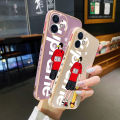 chenyyka For Realme C35 Case Plating Side Edge Square New Design Phone Cases Pattern Silicone Casing Full Back Cover Fashion Tide Skate Boy Camera Protection Shockproof Softcase. 