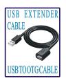 150CM LONG  Male to Female USB Cable - Usb To Usb Extension Cable - Black USB EXTENDER. 