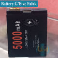 G'Five Falak ORIGINAL BATTERY WITH 3000MAH CAPACITY BRAND NEW BATTERY. 