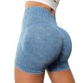 Spandex Seamless Shorts Women Soft Workout Tights High Waist Fitness Outfits Yoga Pants Gym Sportswear Workout Running Shorts. 