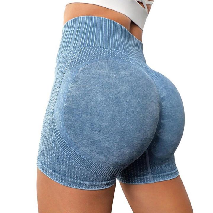 Spandex Seamless Shorts Women Soft Workout Tights High Waist Fitness Outfits Yoga Pants Gym Sportswear Workout Running Shorts