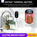 Faucet Electrical Instant Hot Water Heating Tap | 220v Instant Electric Water Heater Faucet with Digital Display for Kitchen & Bathroom Free Installation. 