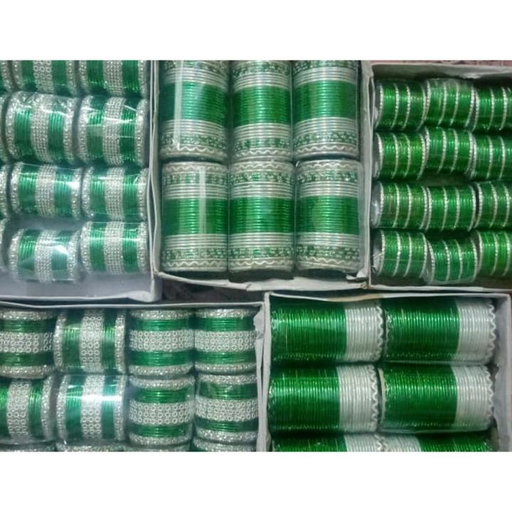 14 August Jashan e Azadi Green & White Bangles For Girls Pack of 4