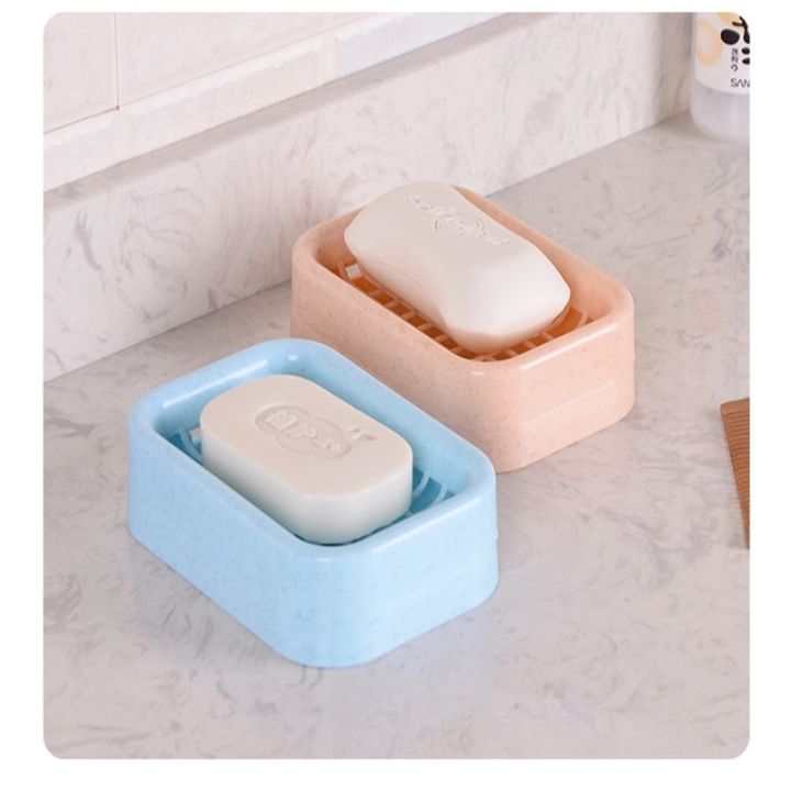 Hollow Plastic Soap Holder – Multicolor
