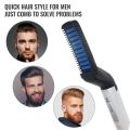 Home Genie 2nd Gen Electric Beard & Hair Styling Comb, Quick Heating, Anti-Burn, Men's Grooming Tool. 