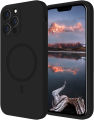 100% Original Eouro Magnetic Case for iPhone 14 Pro Max Case [MIL-Grade Drop Tested & Compatible with MagSafe] Translucent Matte Back with Aluminum Alloy Keys, Anti-Fingerprint Anti-Scratch 6.7 Inch, Black. 