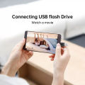 Original Samsung AC Type USB OTG Connector Usb-A Data Transfer Adapter For Galaxy S20 FE / S21 5G / S20 Ultra 5G / S20 + 5G / S20 /  S10e / S9 / Note20 5G / Note20 / Note10 5G / Note10 / A71 5G / A51 5G / A21 / A31 /A41 Converter Adapter. 