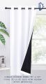 Sunblock Blackout Curtains - Light Blocking Curtain Single Panel - 1 Piece 6.5ft x 7.5ft. 