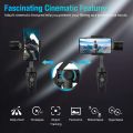 CINEPEER C11 3-Axis Gimbal Stabilizer for Smartphone, Powered by ZHIYUN-Gimbal for iOS Phone 14/13/12/11/X/XS, Samsung Android Phone ZY Play App Support, Smooth Video Recording with Handbag Dolly Zoom Timelapse Panorama. 