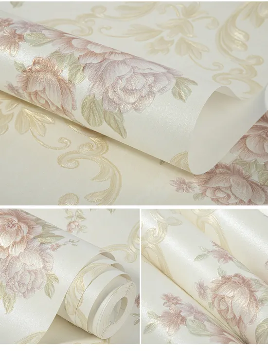 3D%20Modern%20Flower%20Solid%20Wall%20Stickers%20Removable%20Self%20Adhesive%20Wallpaper%20Bedroom%20TV%20Background%20Wall%20Room%20Decor%20-%20Image%203