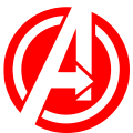 Sticker - AVENGERS Logo. 