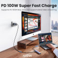 UGREEN Revodok 5-in-1 USB-C Hub with 4K HDMI, 100W PD, 3 USB-A Data Ports, USB C Hub Multiport Adapter for MacBook Pro/Air, iPad Pro, iMac, Surface, XPS, Thinkpad, Galaxy. 