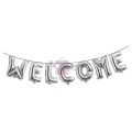 Welcome Foil Balloon - 16 Inch - Welcome Themed Party - Golden - Unisex - Pack Of 1. 